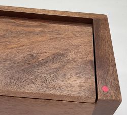 Open Box: Cayman Single Drawer Shelf (12") - Antique Umber