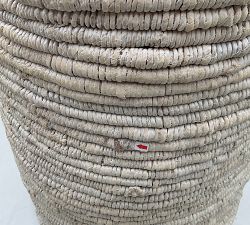 Open Box: Coil Single Hamper - Whitewash