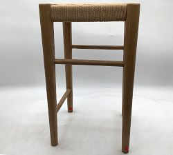 Open Box: Fenton Small Space Woven Backless Counter Stool (24") - Seadrift