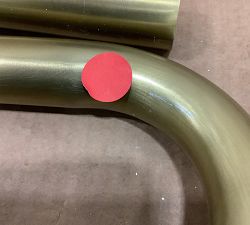 Open Box: Hidden Connection Room Darkening Curtain Rod (108"-144", 1.25" Diam.) - Brass