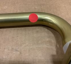 Open Box: Hidden Connection Room Darkening Curtain Rod (108"-144", 1.25" Diam.) - Brass