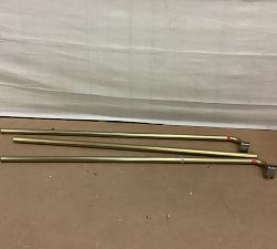 Open Box: Hidden Connection Room Darkening Curtain Rod (108"-144", 1.25" Diam.) - Brass