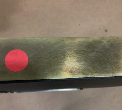 Open Box: Linden Oval Mirror (22" x 33") - Tumbled Brass