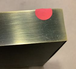 Open Box: Linden Rectangular Pivot Mirror (24" x 37") - Tumbled Brass