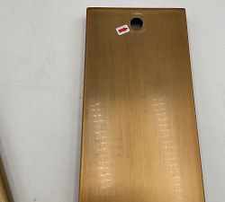 Open Box: Sherman Metal Task Floor Lamp (45") - Vintage Brass