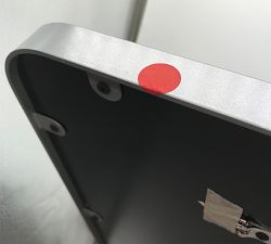 Open Box: Slim Profile Rounded Edge Mirror - Silver