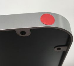 Open Box: Slim Profile Rounded Edge Mirror - Silver