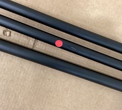 Open Box: Standard Curtain Rod &amp; Wall Bracket (166"-240", 1.25" Diam) - Matte Black