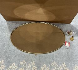 Open Box: Sansome Oval Pivot Mirror - Vintage Brass