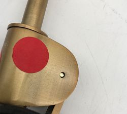 Open Box: Sherman Metal Adjustable Reading Floor Lamp (41") - Vintage Brass, Metal Shade