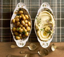 Bedford Harvest Stoneware Handeled Serving Platter