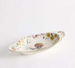 Bedford Harvest Stoneware Handeled Serving Platter