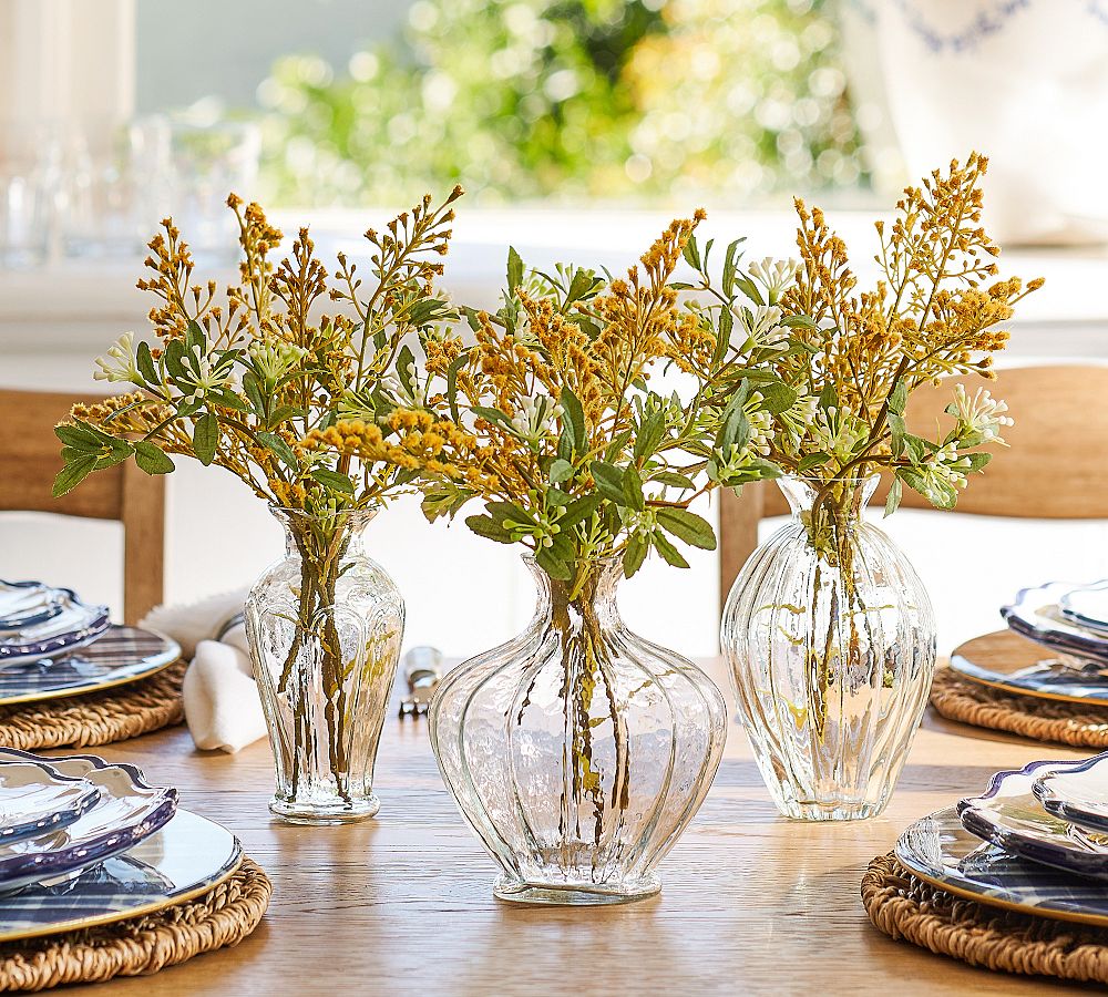 Hammered Glass Vase by Pottery Barn