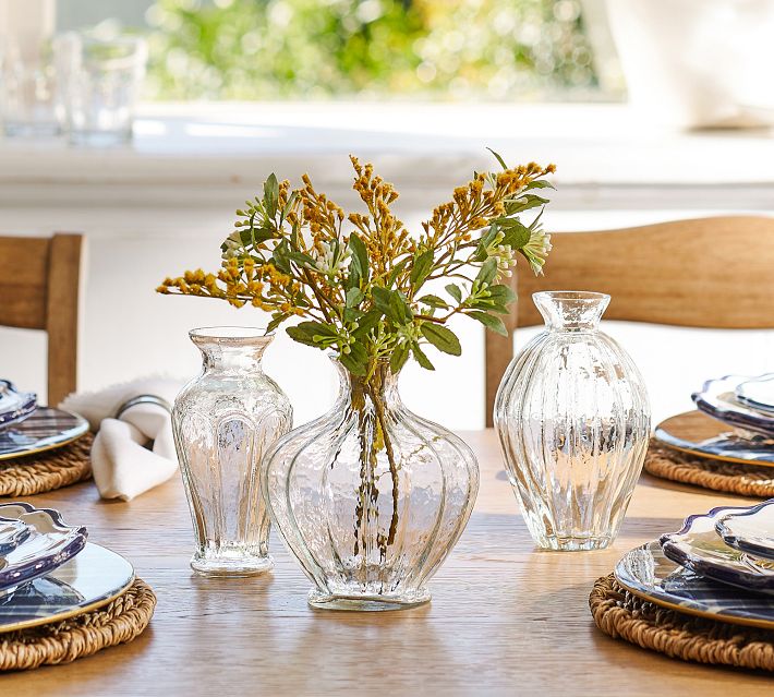 Hammered Glass Vase - Medium