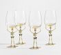 Skeleton Wine Glasses - Set of 4