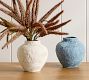 Textured Earthenware Vase