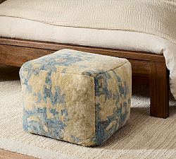 Isla Hand Knotted Pouf