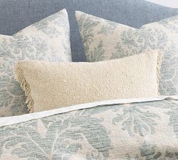 Boucle Fringe Lumbar Pillow Cover