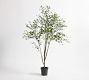 Faux Potted Gypsophilia Tree