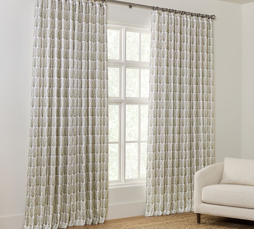 Keely Printed Blackout Curtain by Pottery Barn