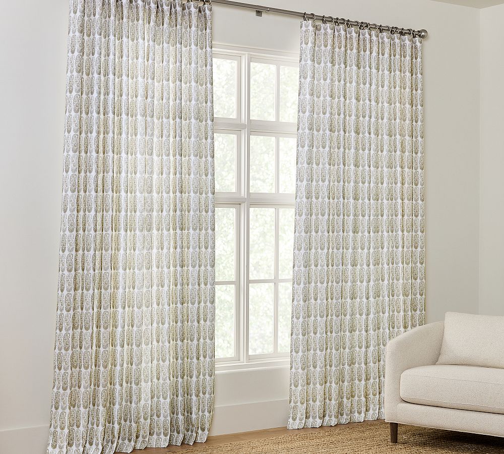 Keely Printed Curtain by Pottery Barn