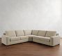 Big Sur Square Arm 3-Piece L-Shaped Wedge Sectional (123")
