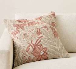 Ember Embroidered Pillow Cover