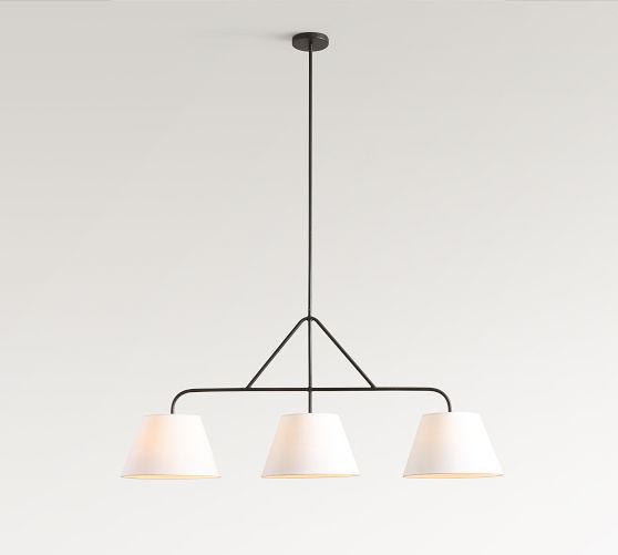 Fallon Forged-Iron Linear Multi Pendant (49") by Pottery Barn