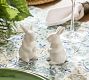 Floral Bunny Stoneware Serveware Collection