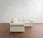 PB Comfort Modern Roll Arm Slipcovered 3-Piece Sectional (108")
