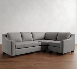 York Slope Arm 3-Piece Wedge Sectional (102")