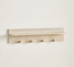 Cayman Row of Hooks With Shelf (36")