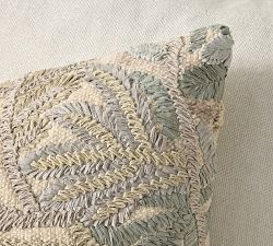 Ember Embroidered Pillow Cover