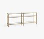 Everson Grand Glass Console Table (73")