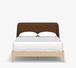 Layton  Leather Bed