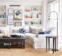 Jamie Round Metal Accent Table (12")