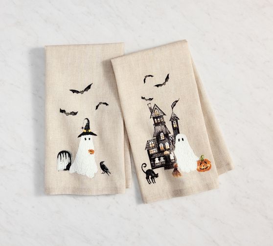 Scary Squad Hand Towels - Set of 2