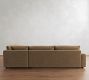 Sierra Leather Return Bumper Sectional (128"&ndash;138")