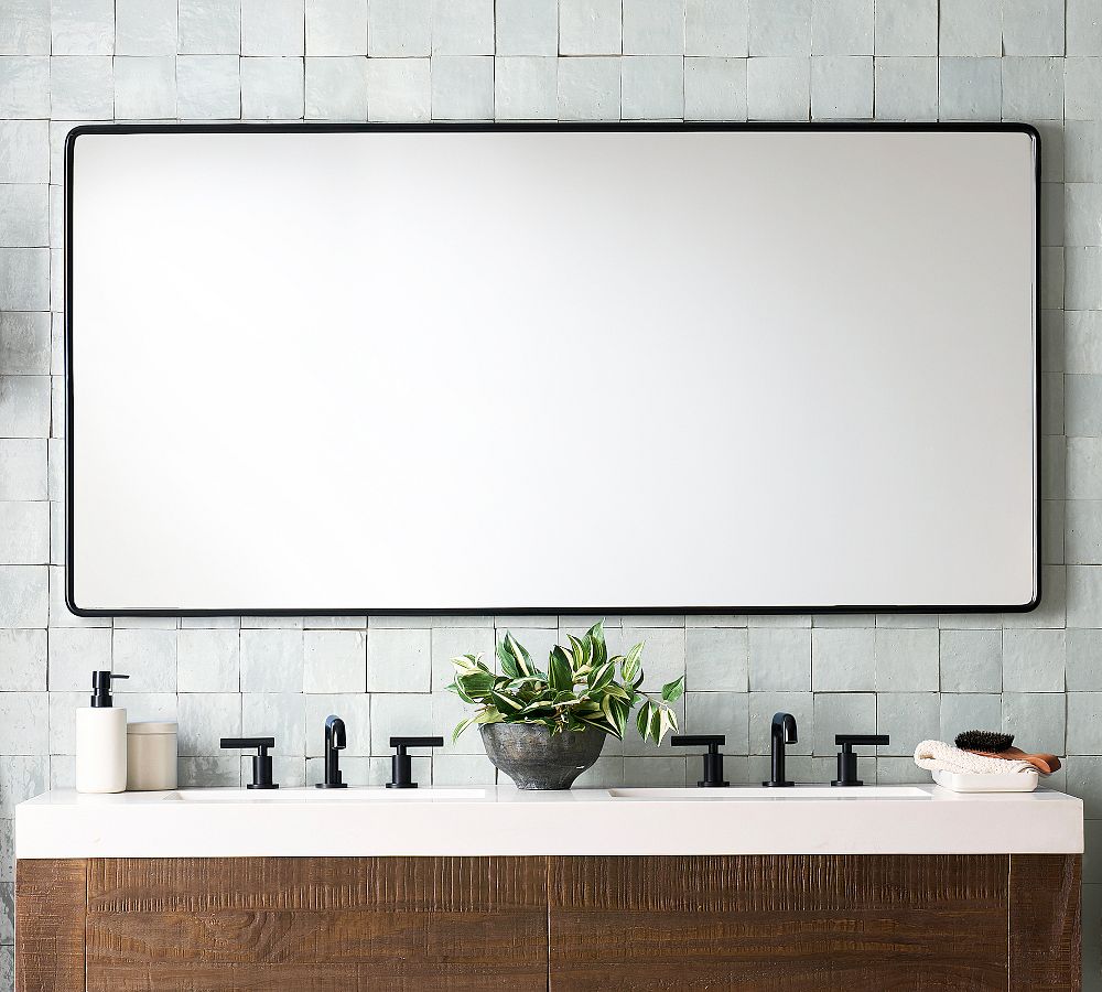 Vintage Double Wide Mirror by Pottery Barn