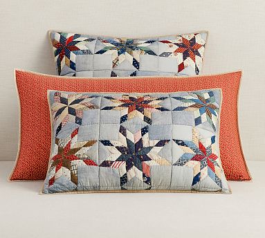 Brighton Handcrafted Reversible Quilted Sham | Pottery Barn