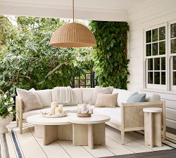 Build Your Own - Marina Cane Outdoor Sectional Components
