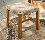 Malibu Teak &amp; Rope Square Outdoor Accent Table (20")