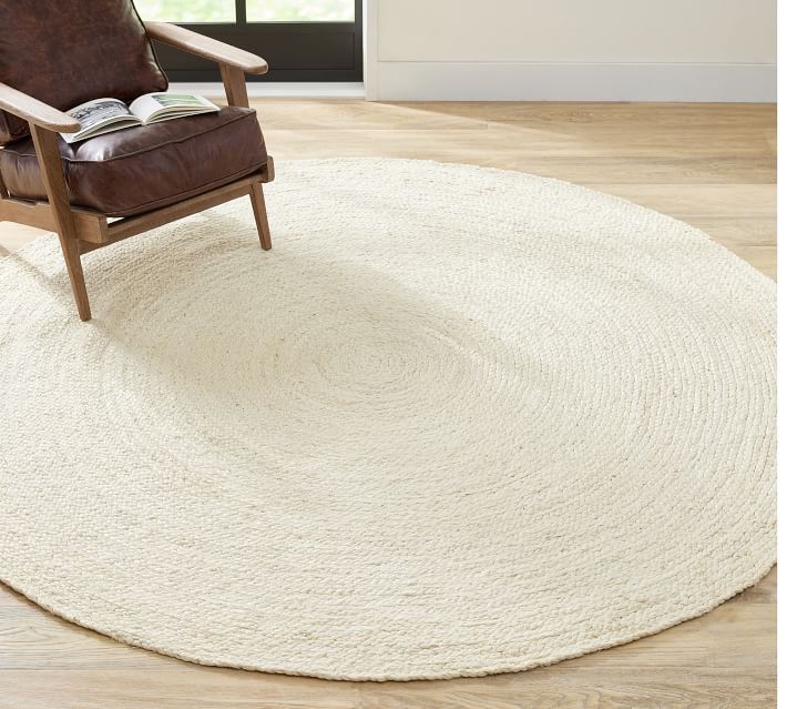 Round Braided Jute Rug | Pottery Barn