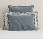 Velvet Scalloped Edge Reversible Quilted Sham
