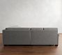 York Roll Arm Deep Seat 3-Piece L-Shaped Wedge Sectional (109")