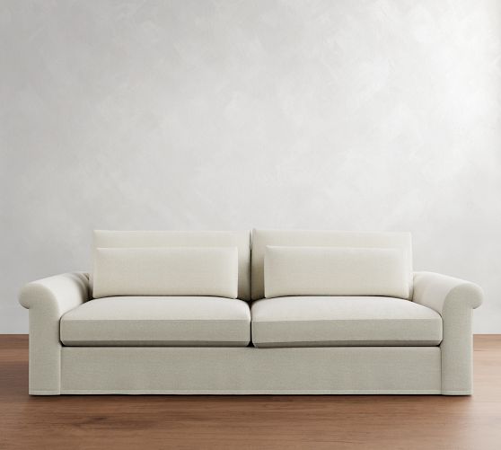 Westwood Roll Arm Deep Seat Slipcovered Sofa (71"-131") by Pottery Barn