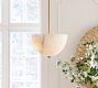 Amalia Alabaster Round Pendant (12")