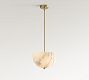 Amalia Alabaster Round Pendant (12")
