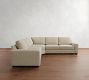 Big Sur Square Arm 3-Piece L-Shaped Wedge Sectional (123")