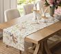 Bunny Embroidered Cotton Table Runner